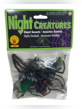 Rubie’s brand night creatures highly detailed giant insects new in packaging!
